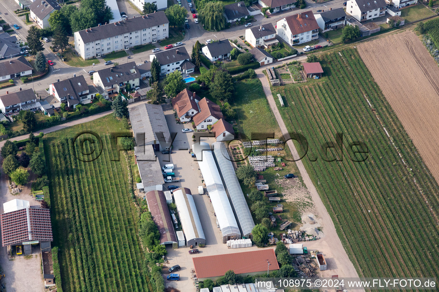 Kandel in the state Rhineland-Palatinate, Germany out of the air