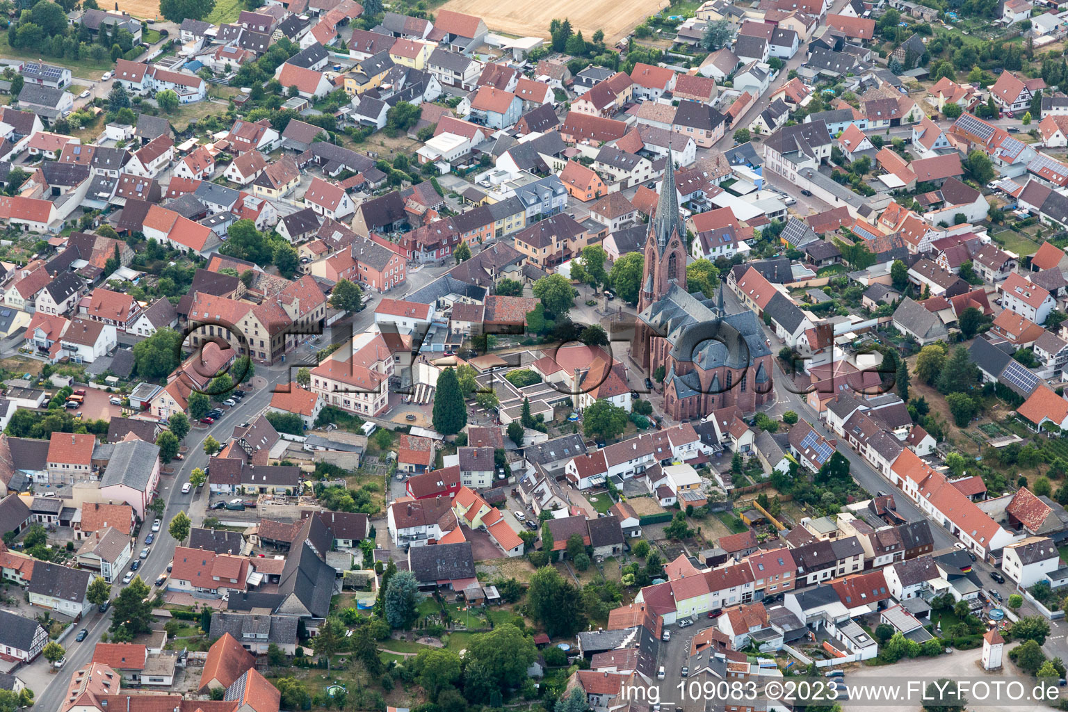 St Vitus in the district Rheinsheim in Philippsburg in the state Baden-Wuerttemberg, Germany