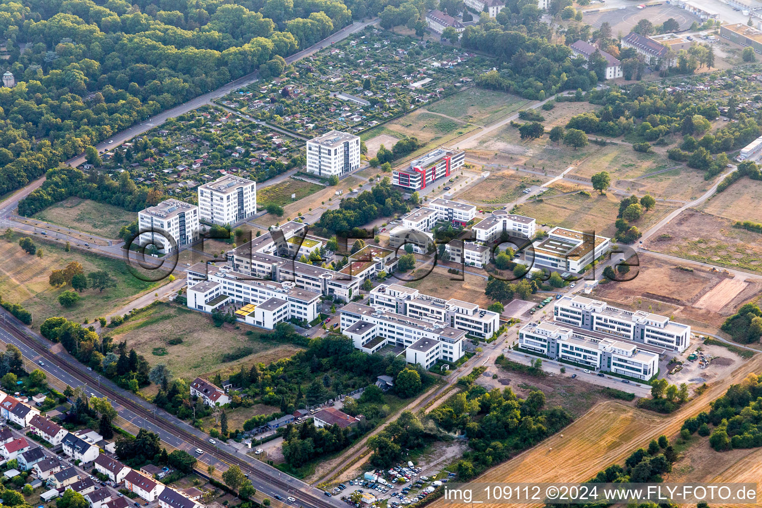 Technology park Karlsruhe in the district Rintheim in Karlsruhe in the state Baden-Wuerttemberg, Germany