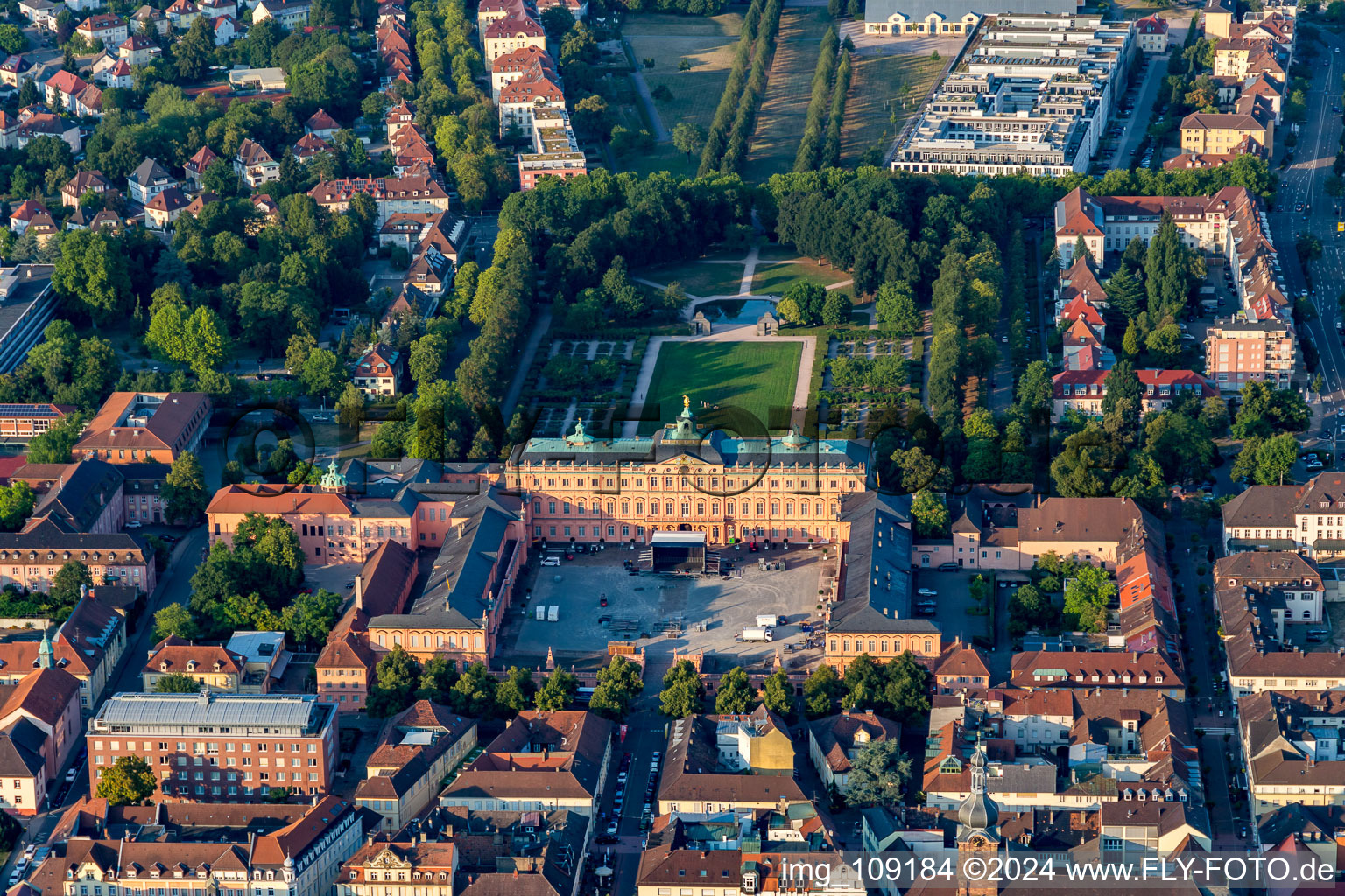 Residence Palace in Rastatt in the state Baden-Wuerttemberg, Germany