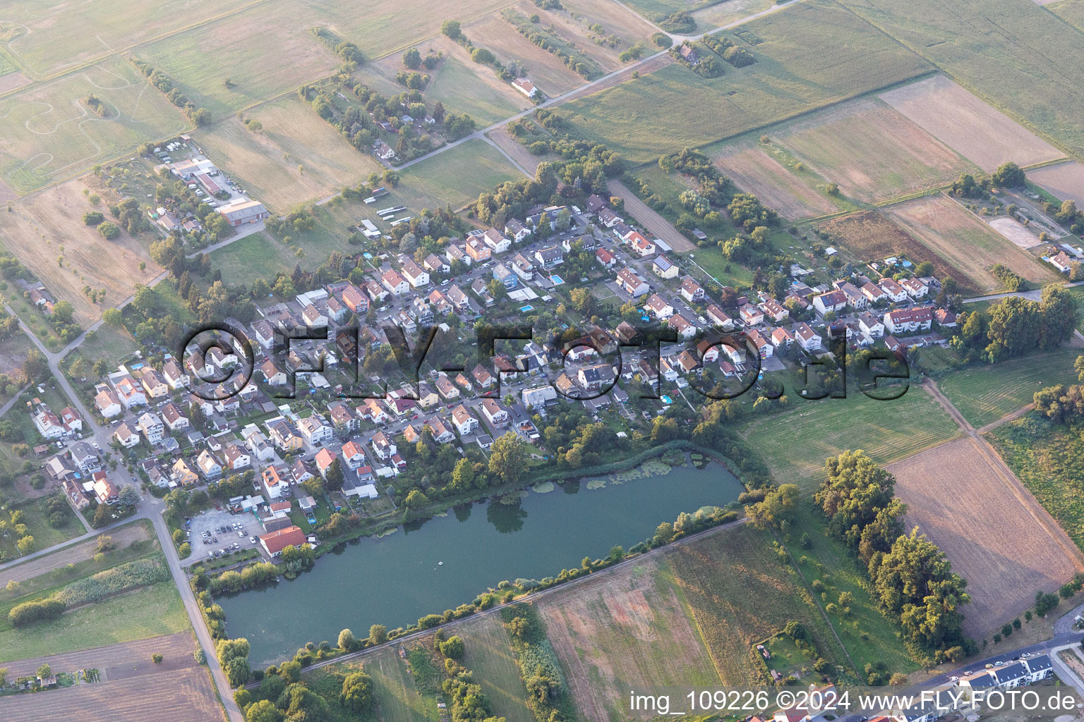 Bruchstrasse in the district Knielingen in Karlsruhe in the state Baden-Wuerttemberg, Germany