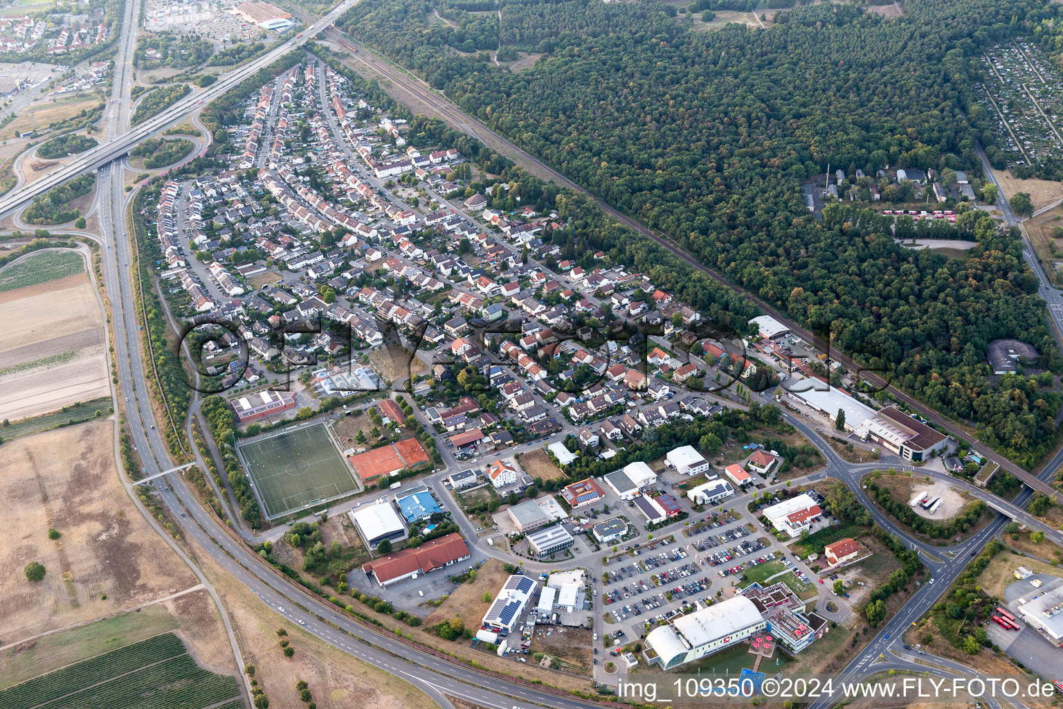 Hirschacker in Schwetzingen in the state Baden-Wuerttemberg, Germany