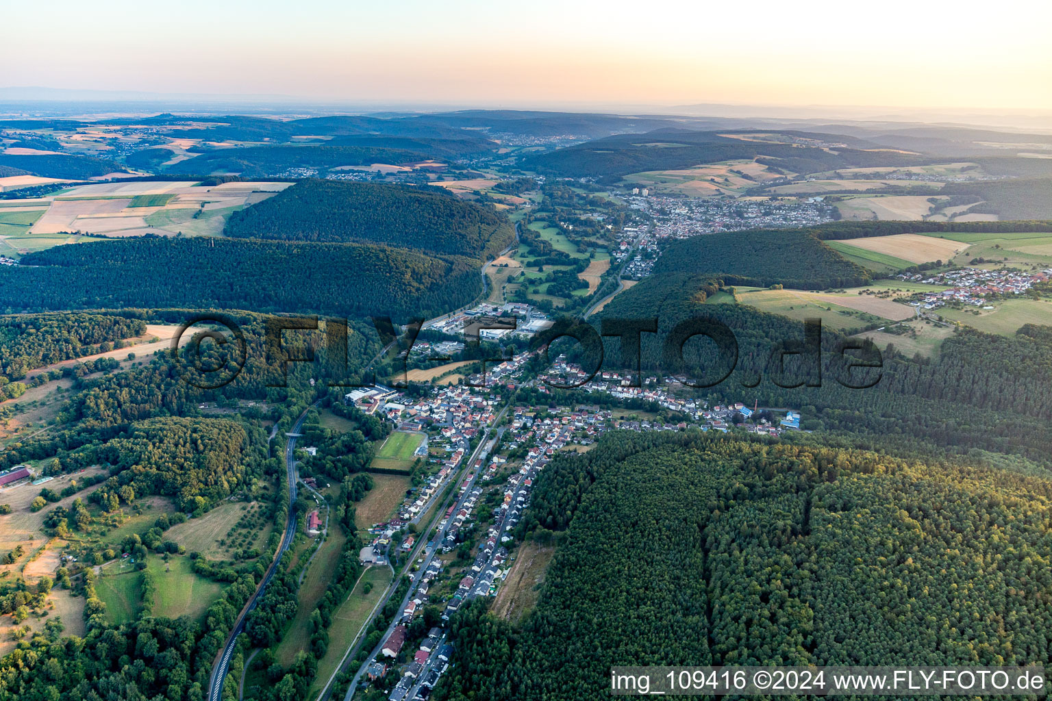 District Zell in Bad König in the state Hesse, Germany