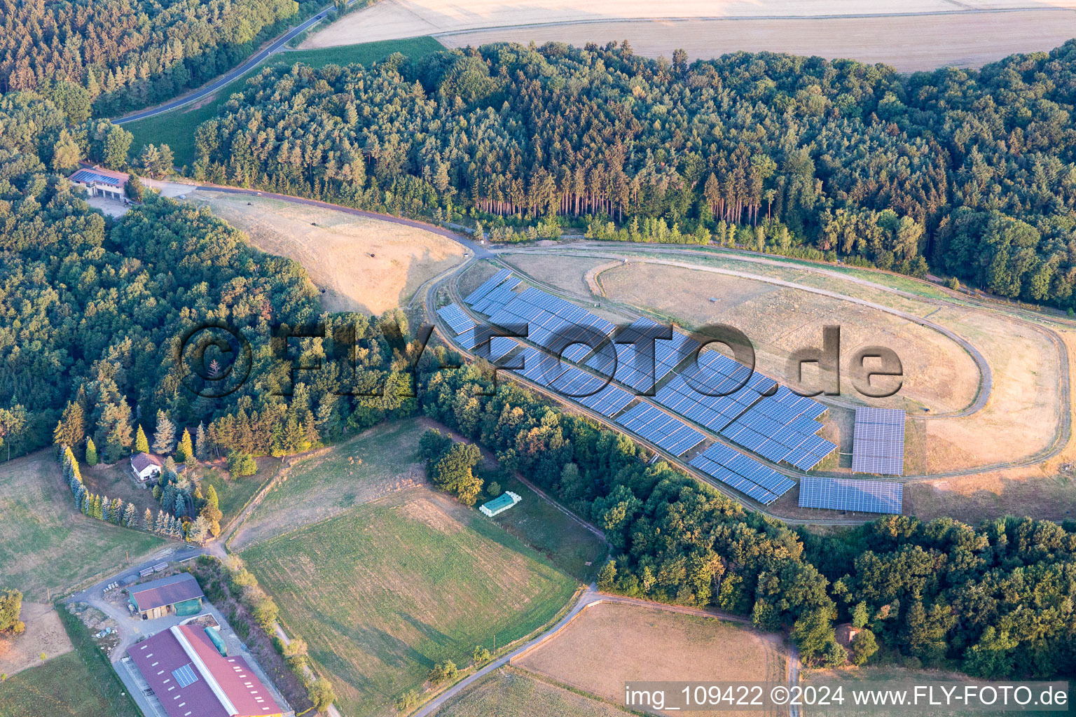 District Langenbrombach in Brombachtal in the state Hesse, Germany