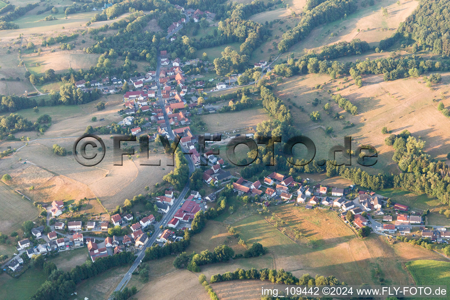 Ellenbach in the state Hesse, Germany