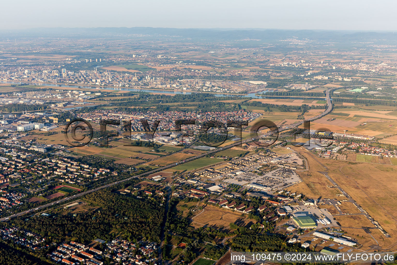 Coleman Barracks in the district Sandhofen in Mannheim in the state Baden-Wuerttemberg, Germany