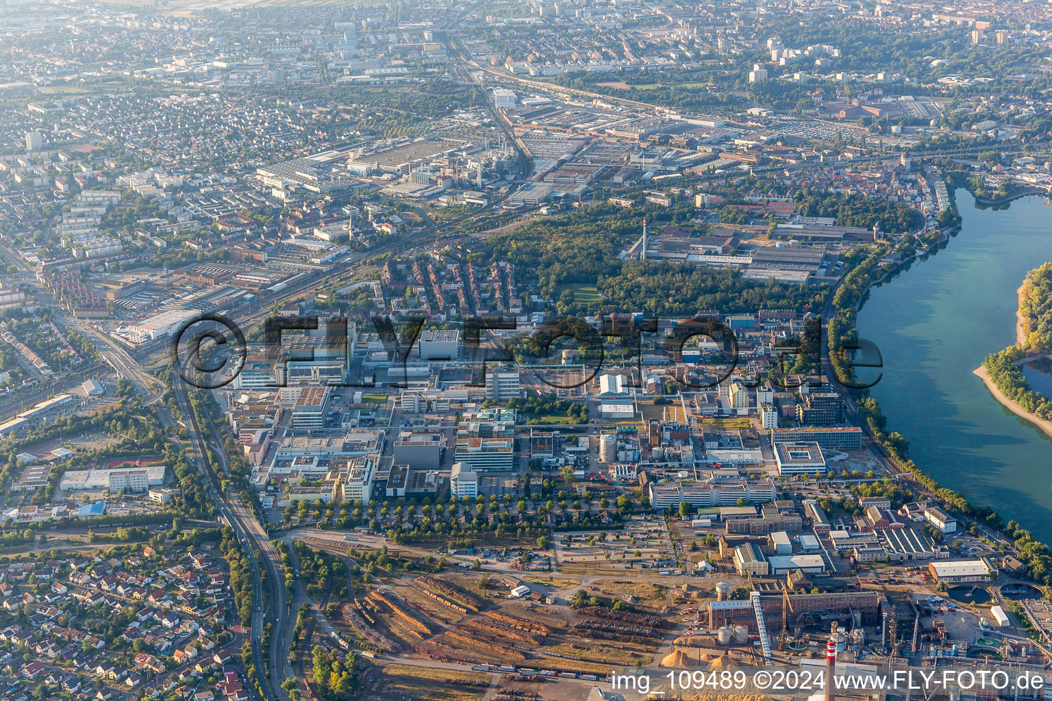 Roche in the district Waldhof in Mannheim in the state Baden-Wuerttemberg, Germany