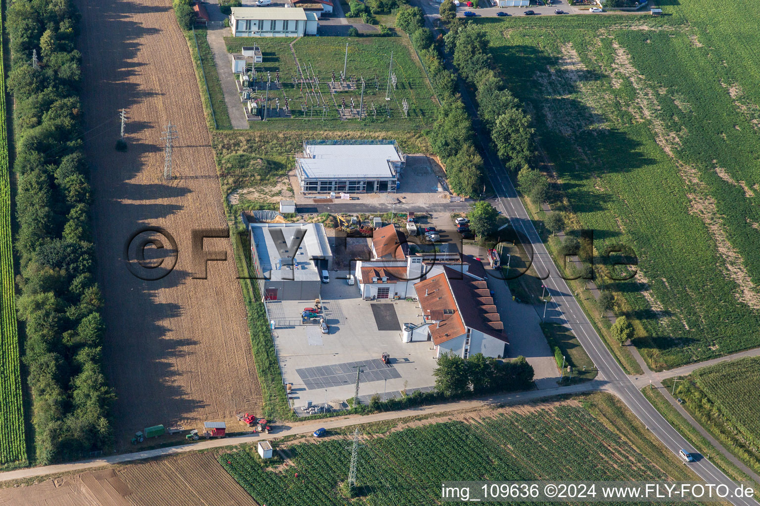 Fire station in Kandel in the state Rhineland-Palatinate, Germany