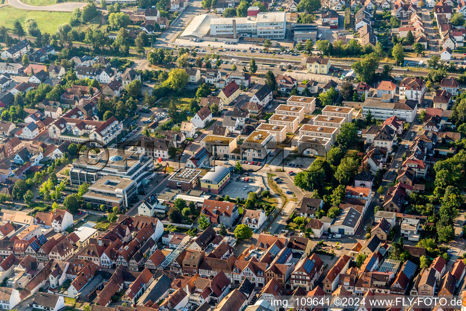 Kandel in the state Rhineland-Palatinate, Germany out of the air