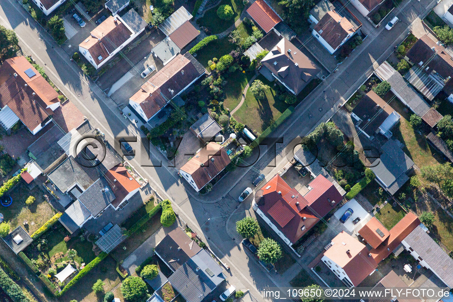 Haardt-/Birkenstr in Kandel in the state Rhineland-Palatinate, Germany