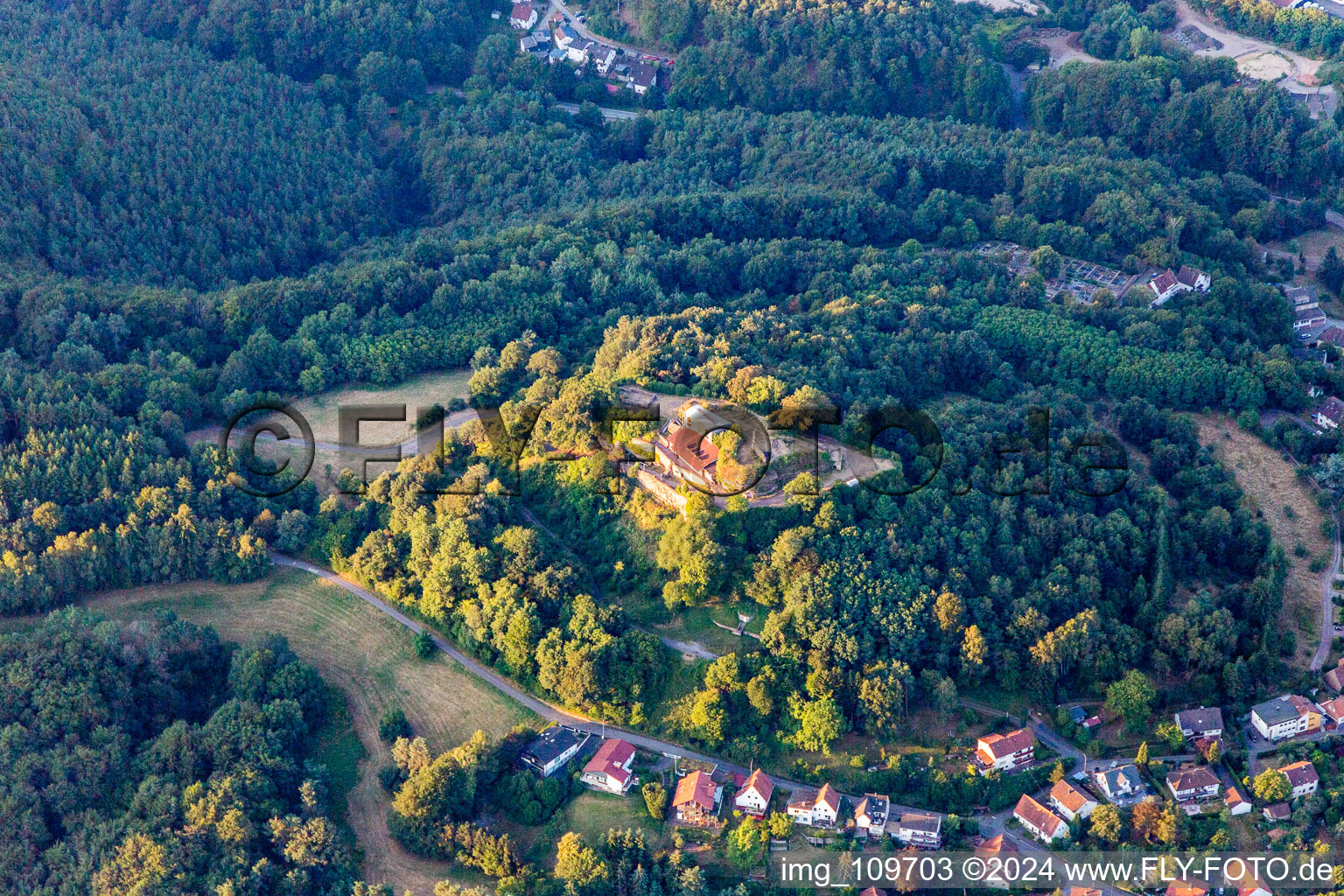 Castle of the fortress Lemberg in Lemberg in the state Rhineland-Palatinate, Germany