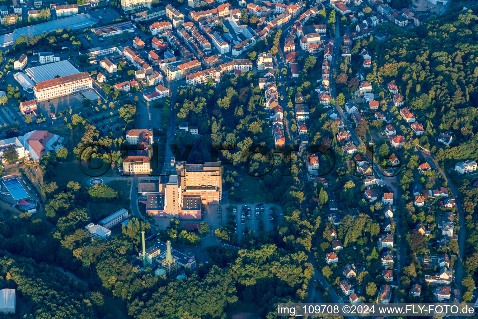 Drone image of Pirmasens in the state Rhineland-Palatinate, Germany