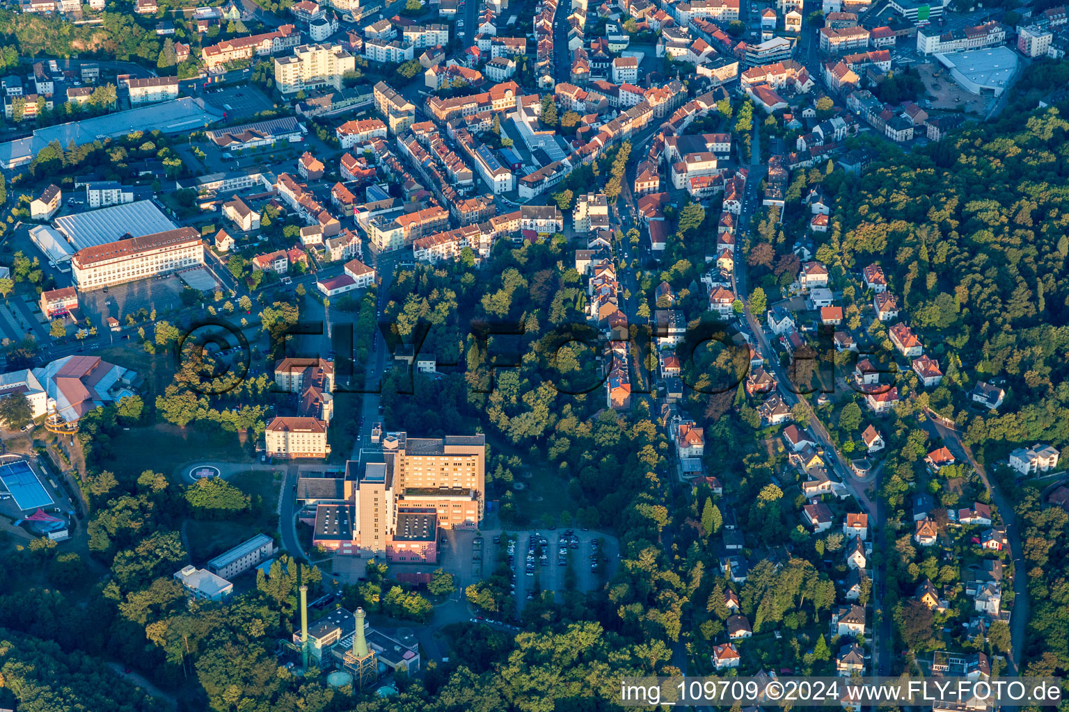 Pirmasens in the state Rhineland-Palatinate, Germany from the drone perspective