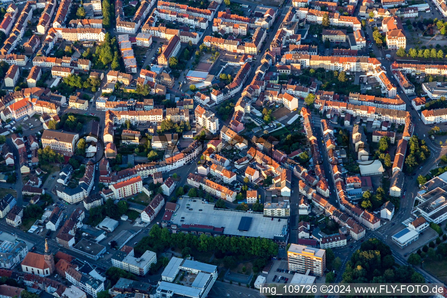 Pirmasens in the state Rhineland-Palatinate, Germany out of the air