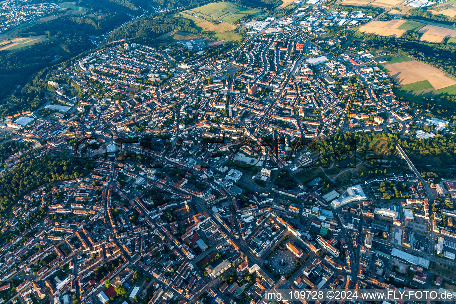 City center in Pirmasens in the state Rhineland-Palatinate, Germany