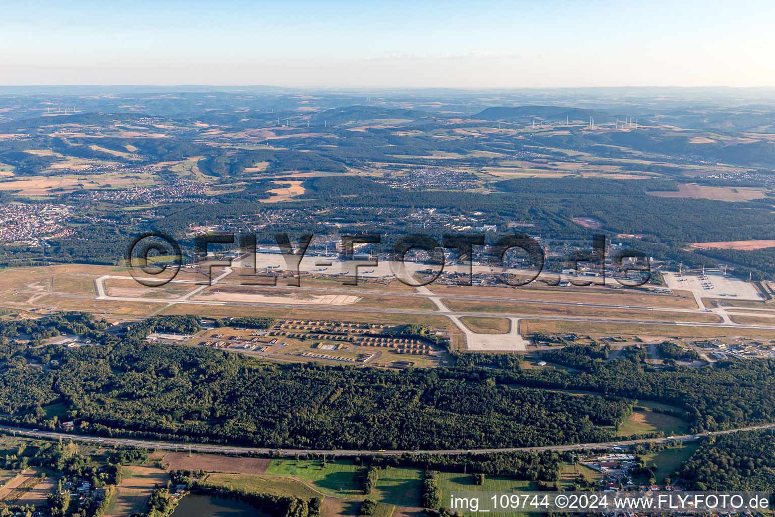 US Air Base in the district Ramstein in Ramstein-Miesenbach in the state Rhineland-Palatinate, Germany