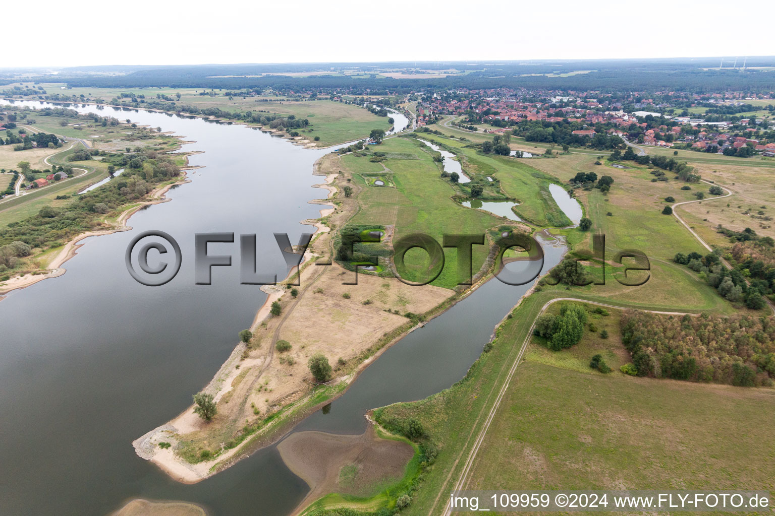 Bleckede in the state Lower Saxony, Germany