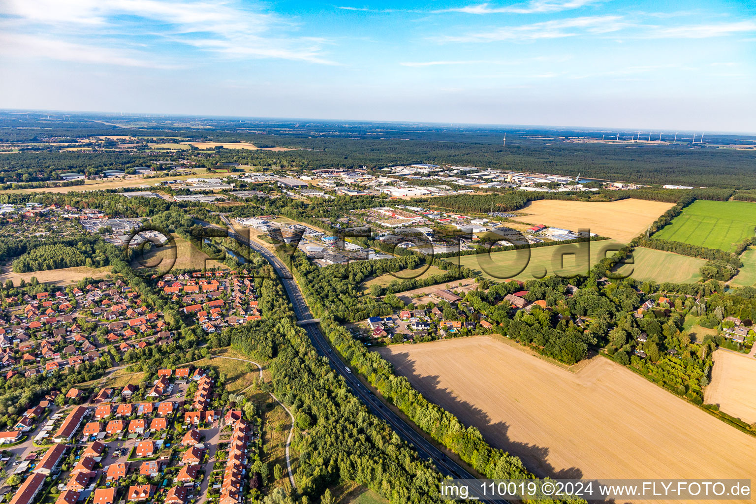 Place along the B209 in the district Kaltenmoor in Lüneburg in the state Lower Saxony, Germany