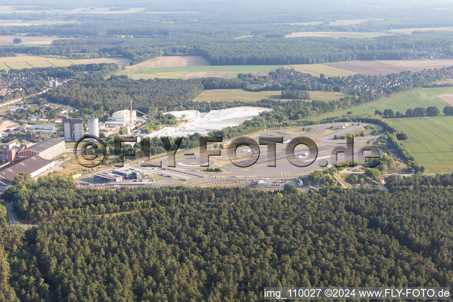 Course of ADAC Driving securitly centre Hansa in Embsen in the state Lower Saxony, Germany