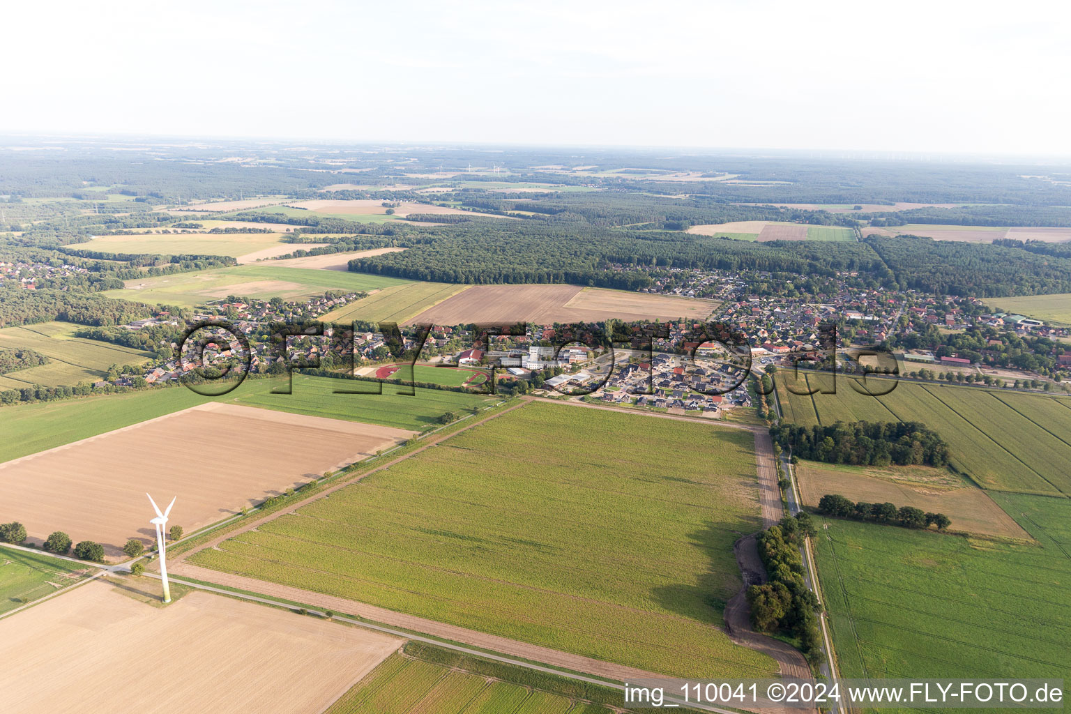 Oerzen in the state Lower Saxony, Germany