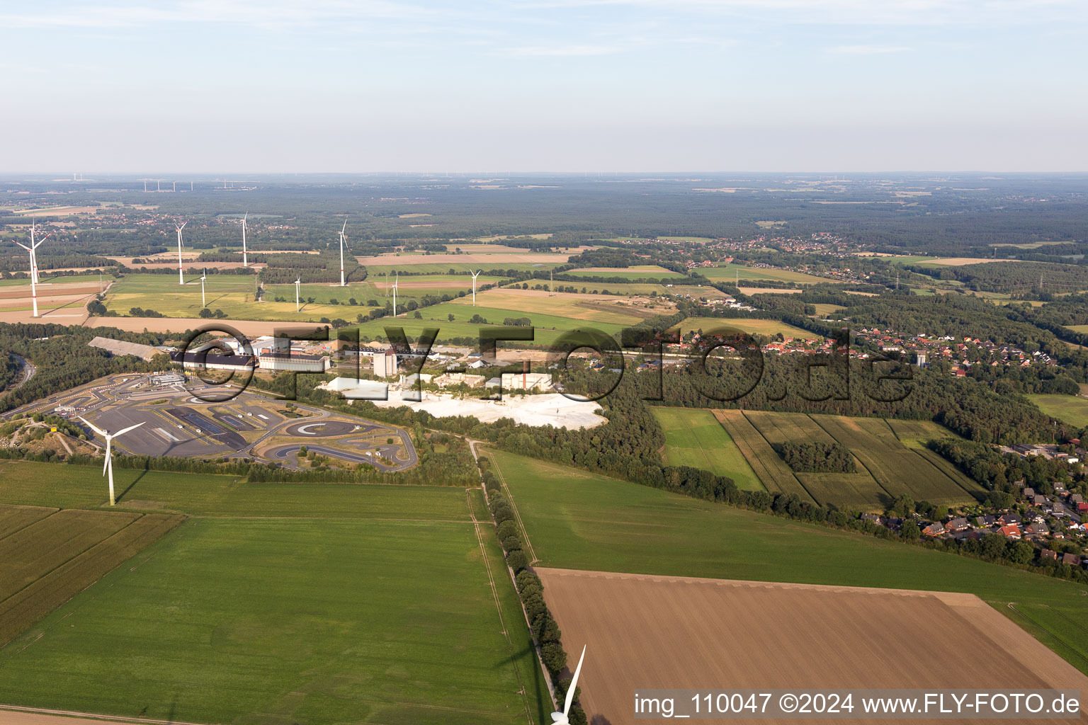 Embsen in the state Lower Saxony, Germany out of the air