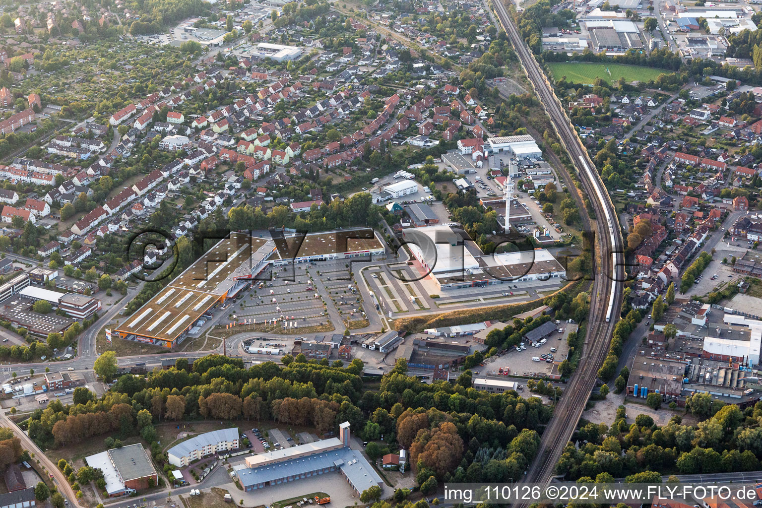 Building of the construction market HORNBACH Lueneburg in Lueneburg in the state Lower Saxony, Germany