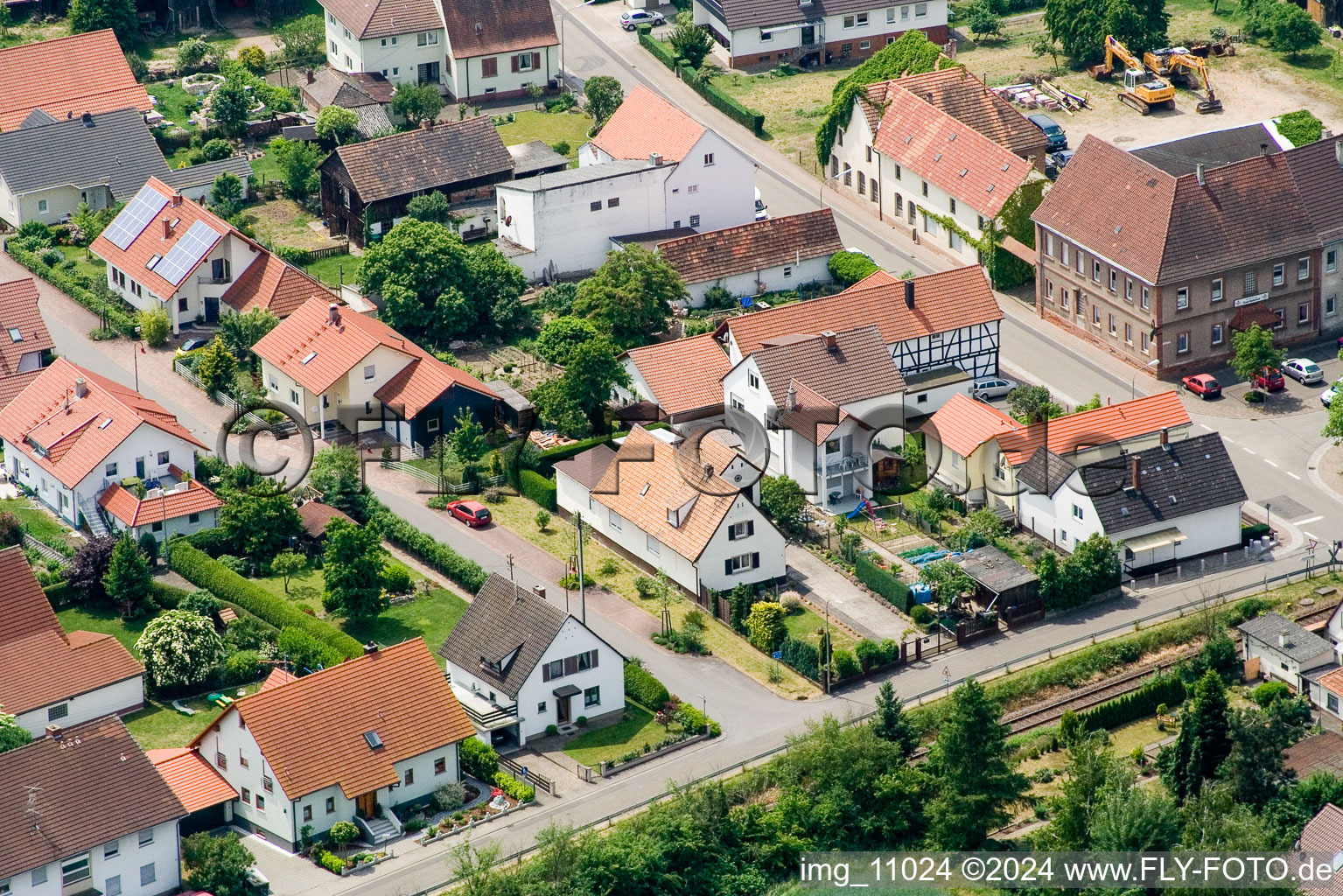 Barbelroth in the state Rhineland-Palatinate, Germany from the drone perspective