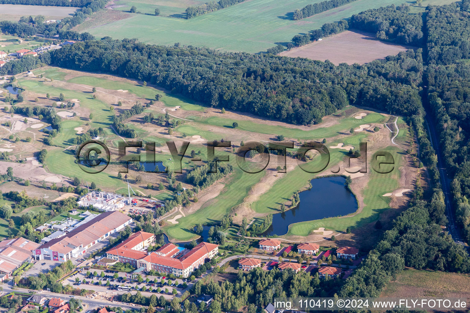 Grounds of the Golf course at Golf Resort Adendorf in Adendorf in the state Lower Saxony, Germany