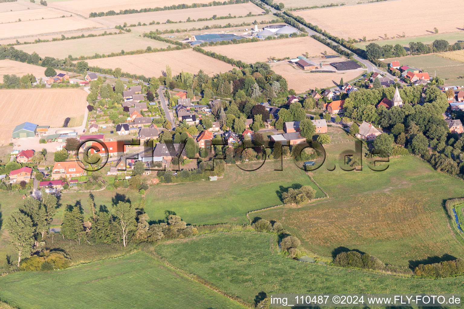 Village in Büchen in the state Schleswig Holstein, Germany