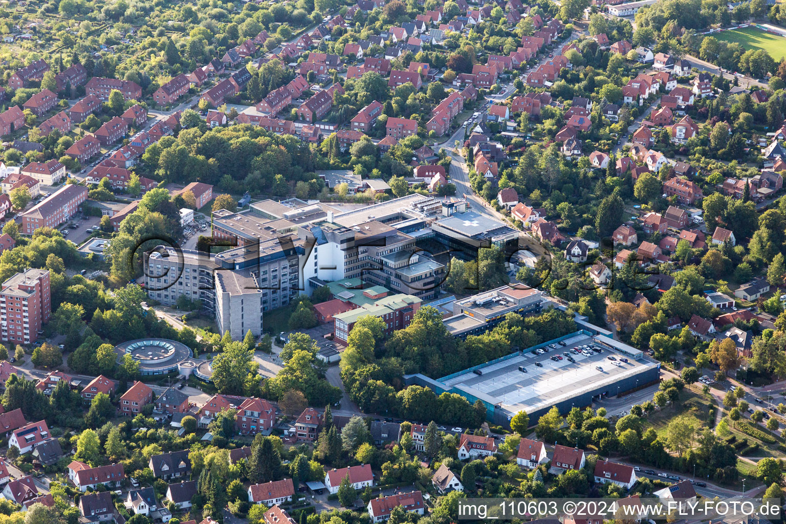 Municipal Hospital in Lüneburg in the state Lower Saxony, Germany