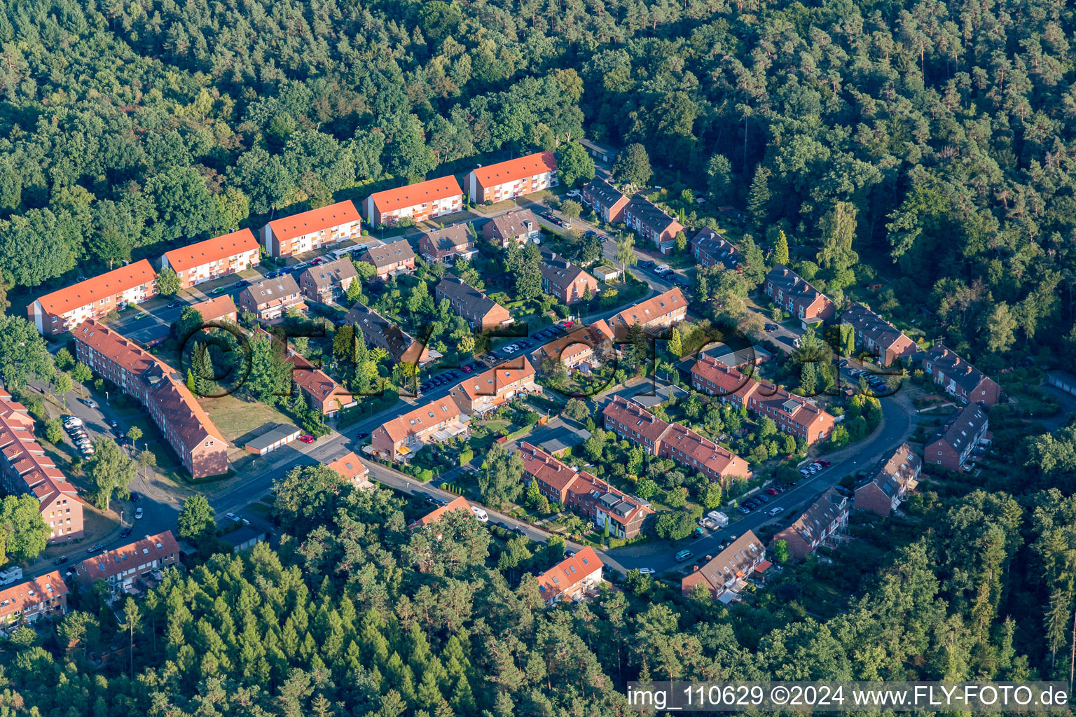 District Bockelsberg in Lüneburg in the state Lower Saxony, Germany