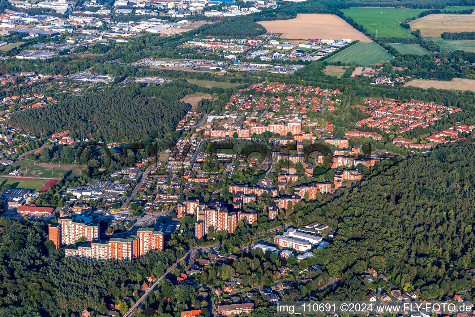 District Kaltenmoor in Lüneburg in the state Lower Saxony, Germany