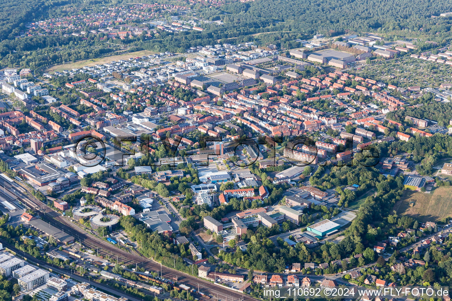 Bleckeder Landstrasse in Lüneburg in the state Lower Saxony, Germany