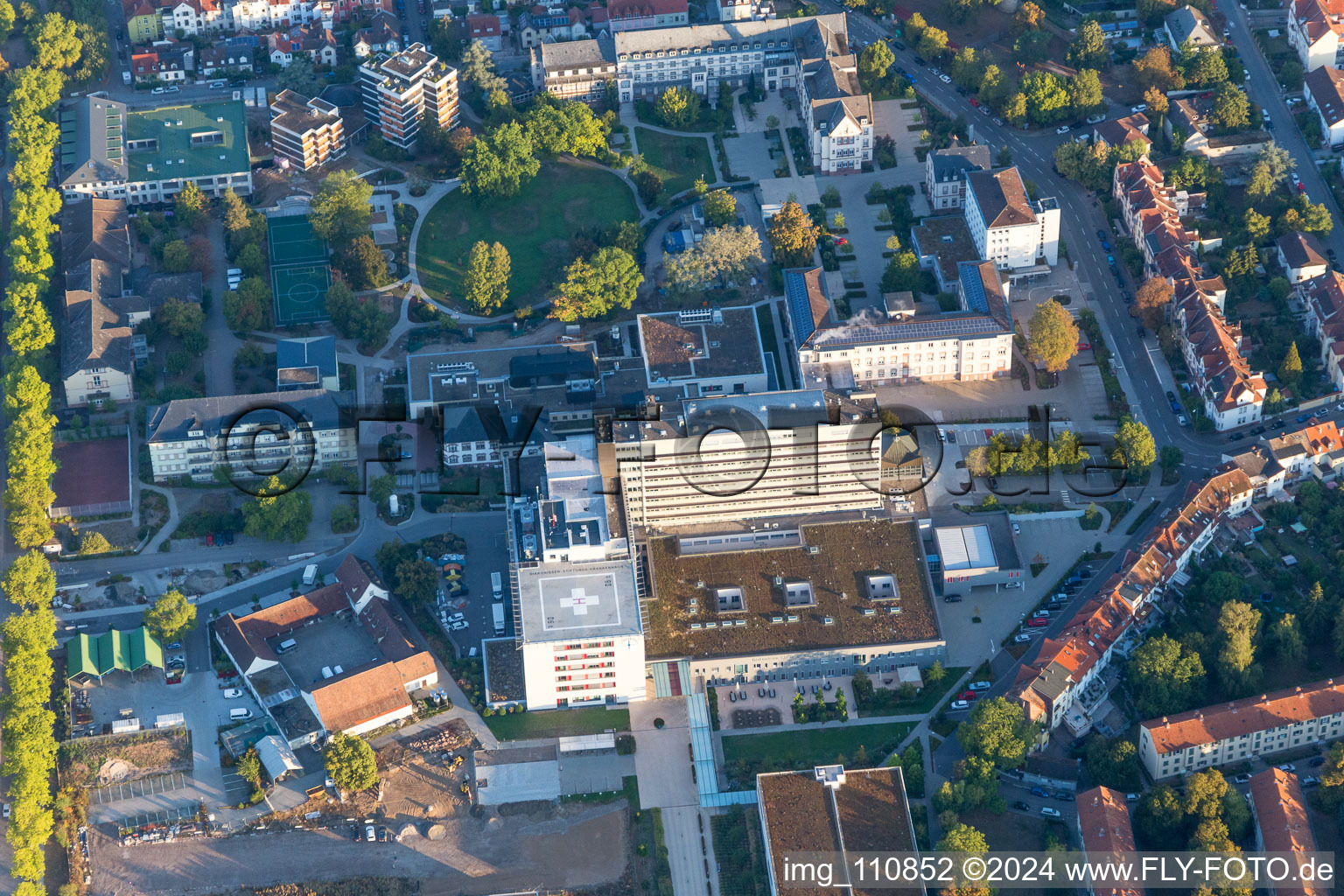 Hospital grounds of the Clinic in Speyer in the state Rhineland-Palatinate, Germany