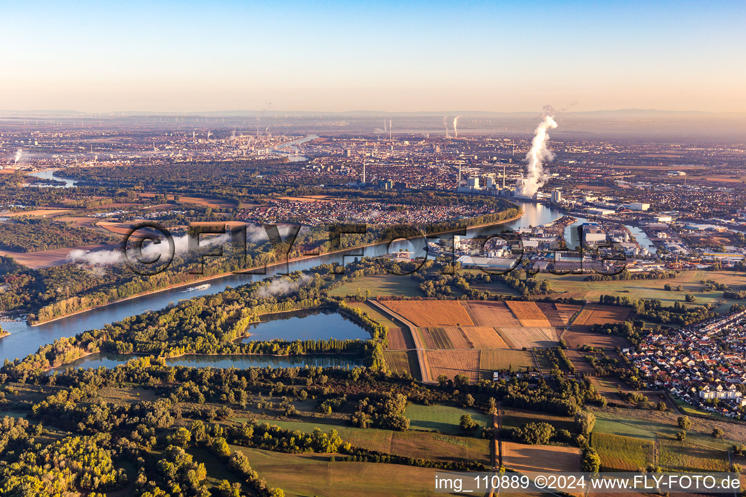 GKM on the Rhine in the district Rheinau in Mannheim in the state Baden-Wuerttemberg, Germany