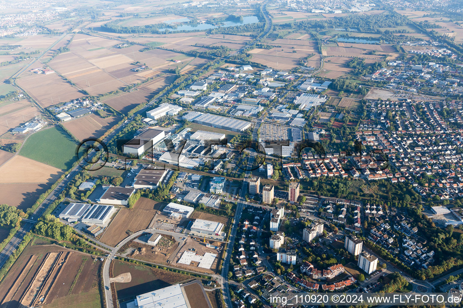 Aerial photograpy of Heppenheim in Heppenheim an der Bergstrasse in the state Hesse, Germany