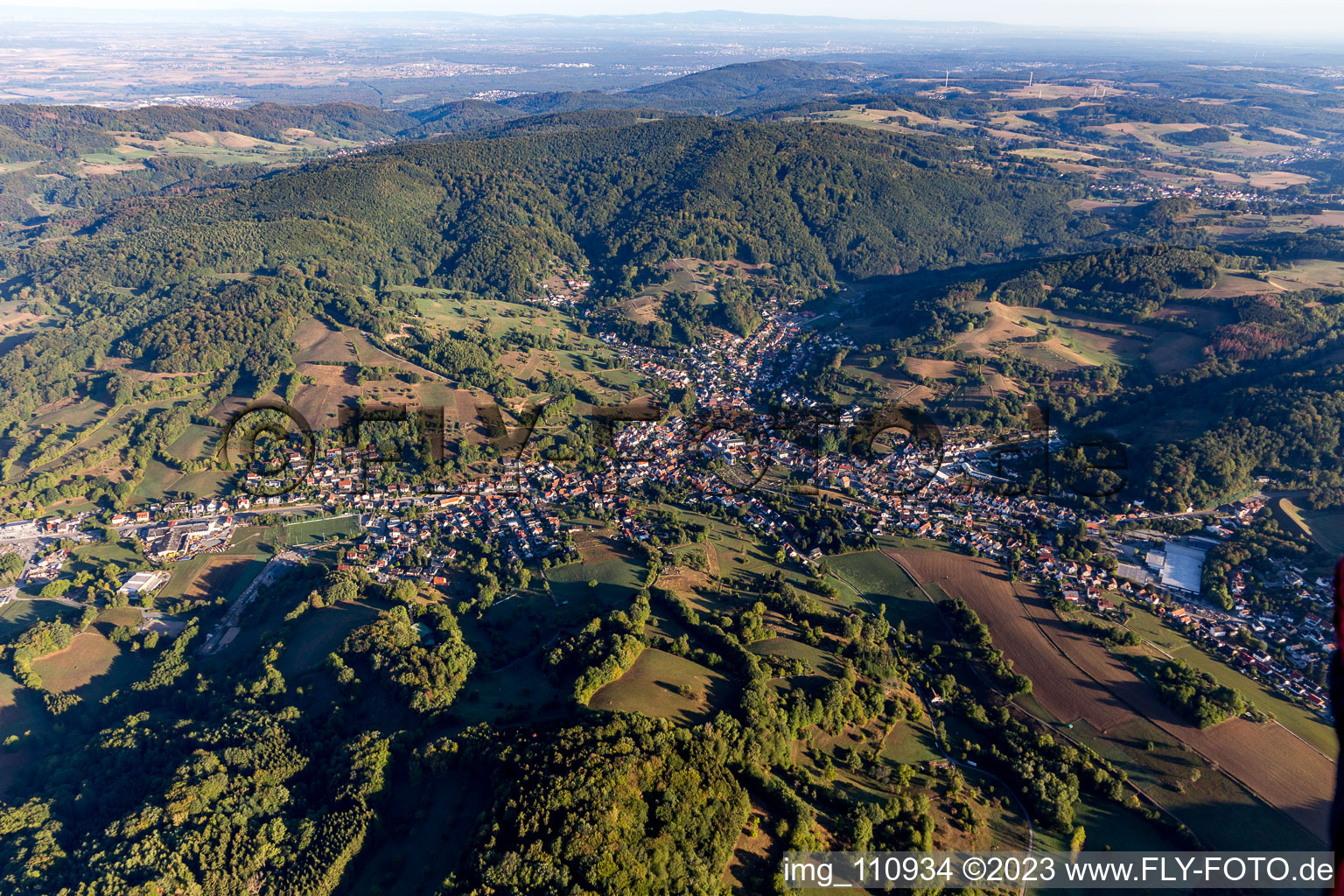 District Reichenbach in Lautertal in the state Hesse, Germany