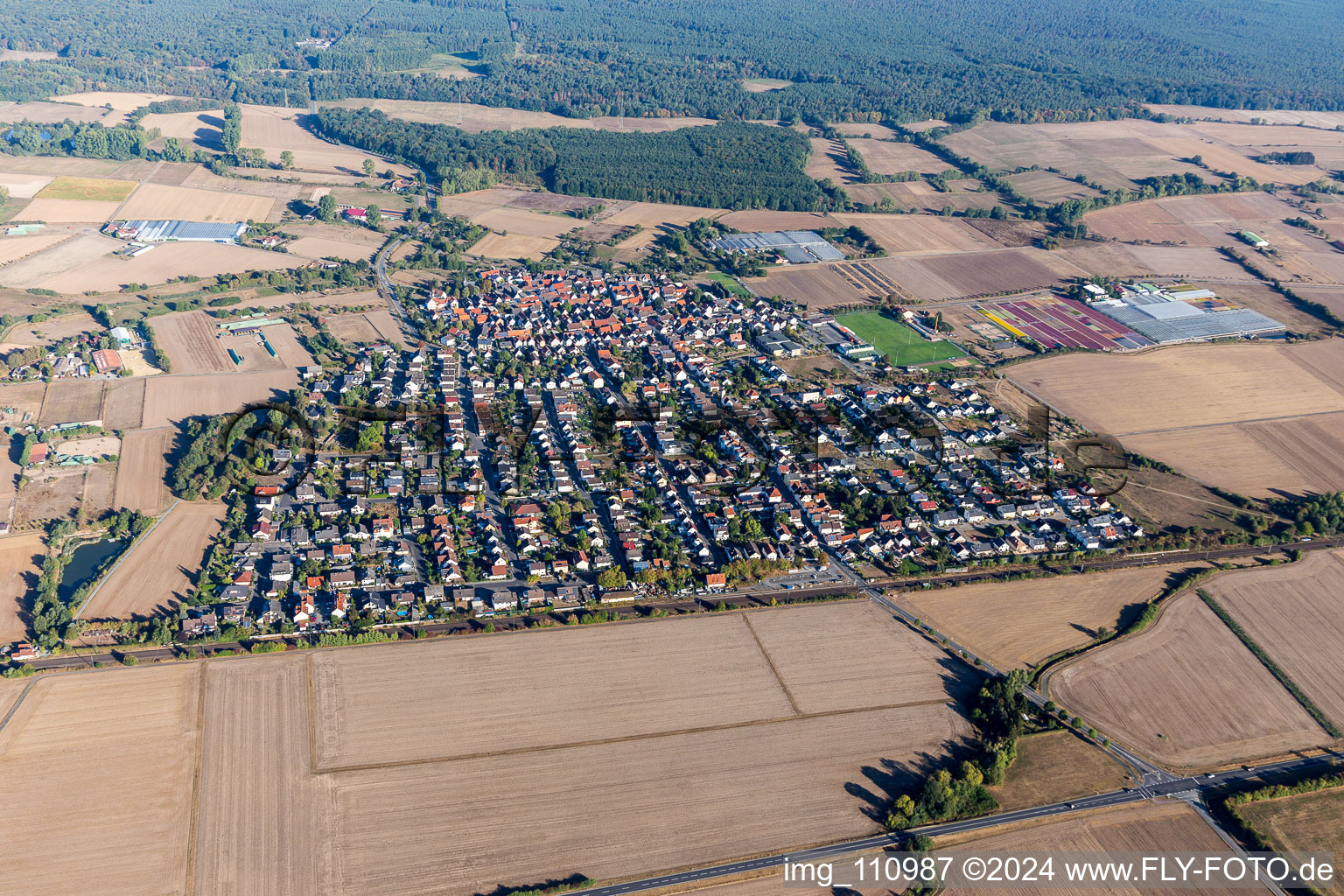 District Hergershausen in Babenhausen in the state Hesse, Germany