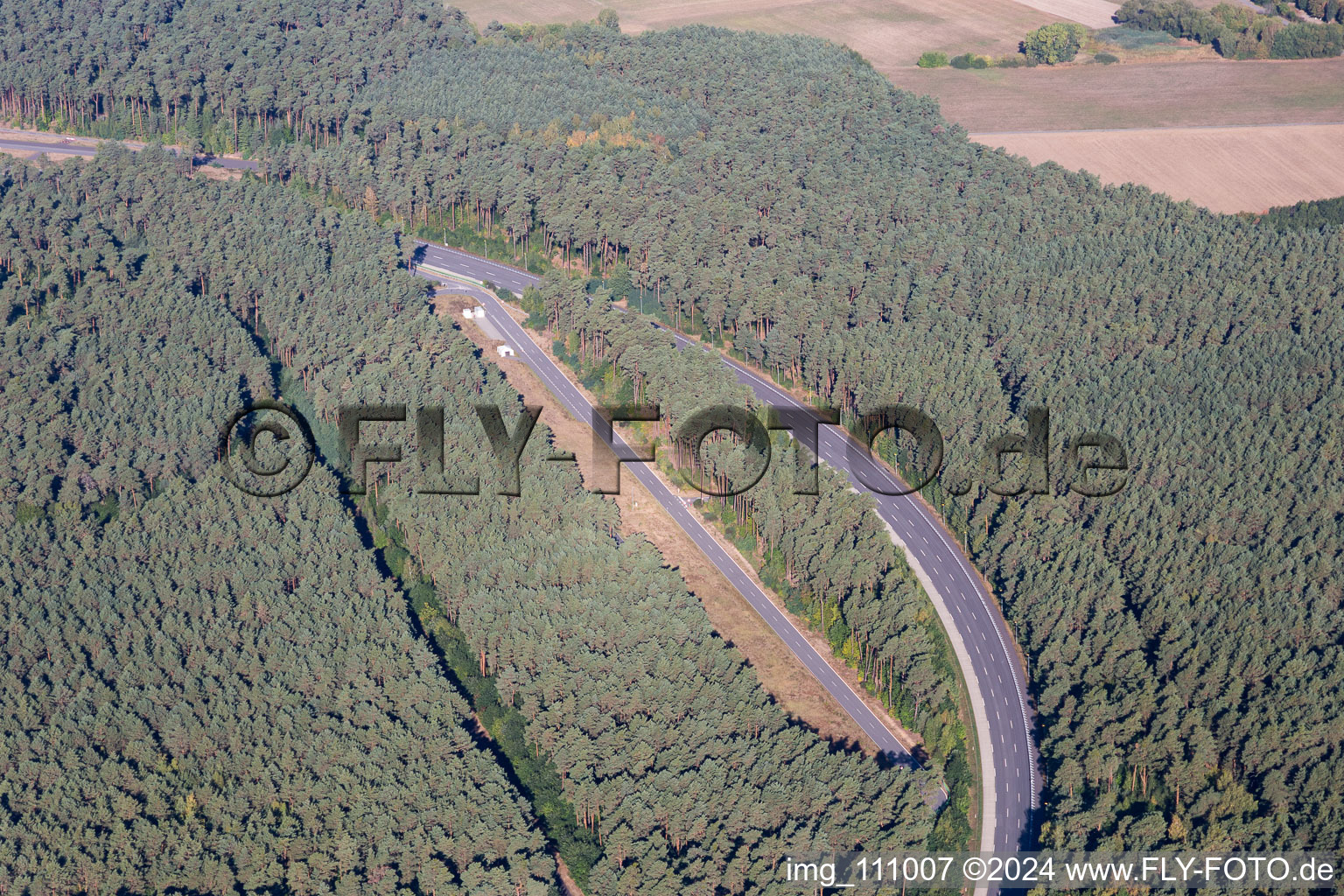 Aerial photograpy of Opel Test Center in the district Dudenhofen in Rodgau in the state Hesse, Germany