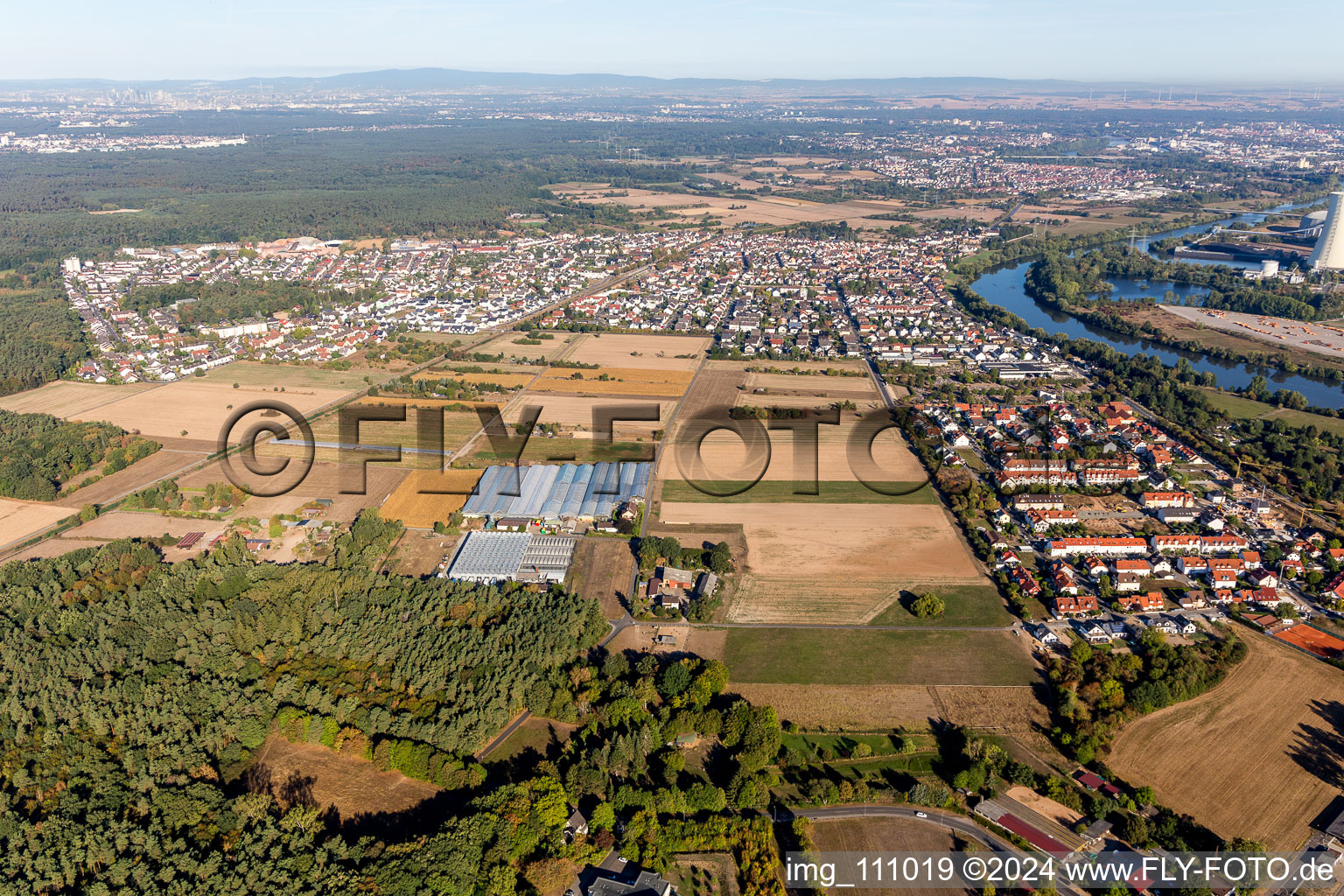 District Hainstadt in Hainburg in the state Hesse, Germany