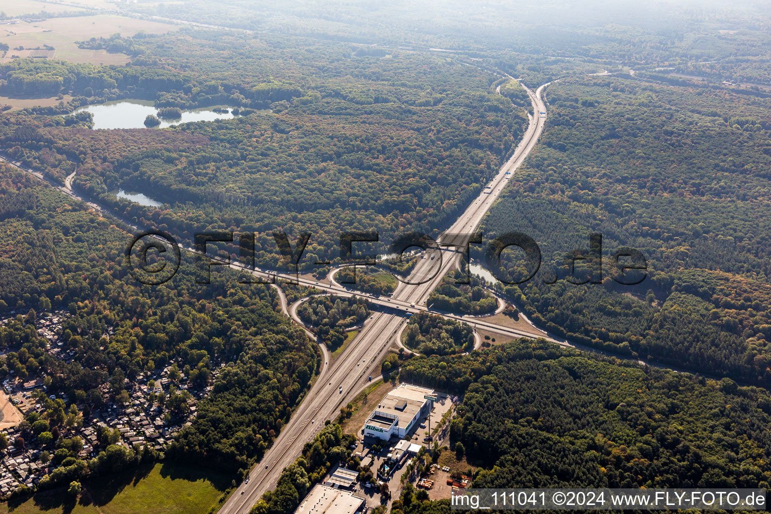 Cross A66/B8 in Hanau in the state Hesse, Germany