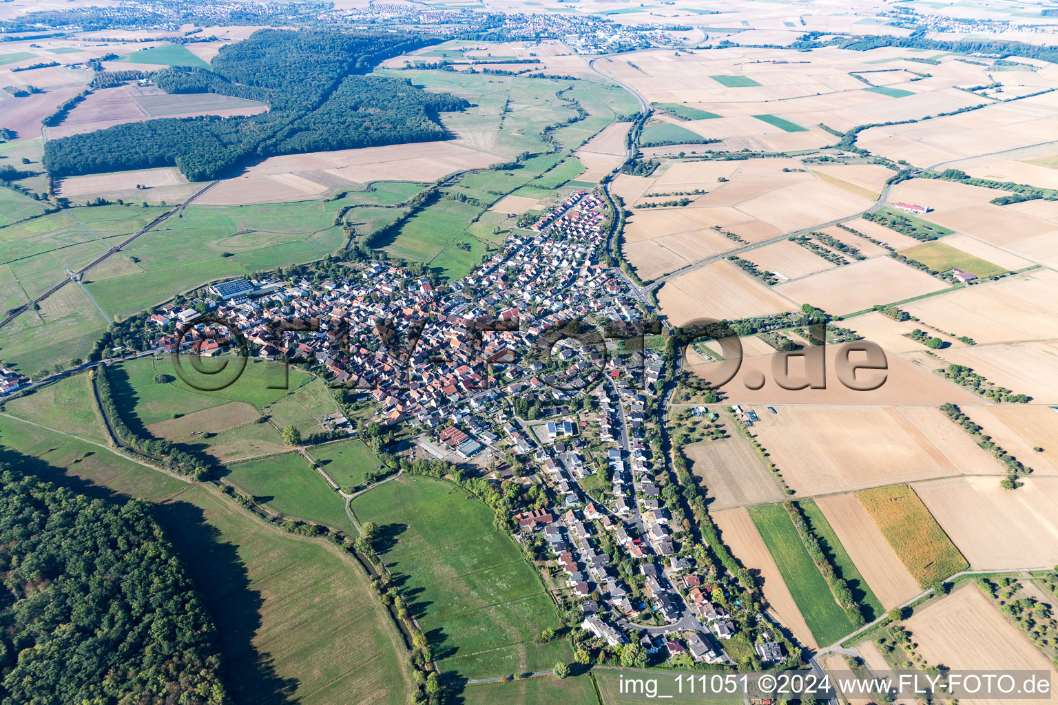 District Eichen in Nidderau in the state Hesse, Germany