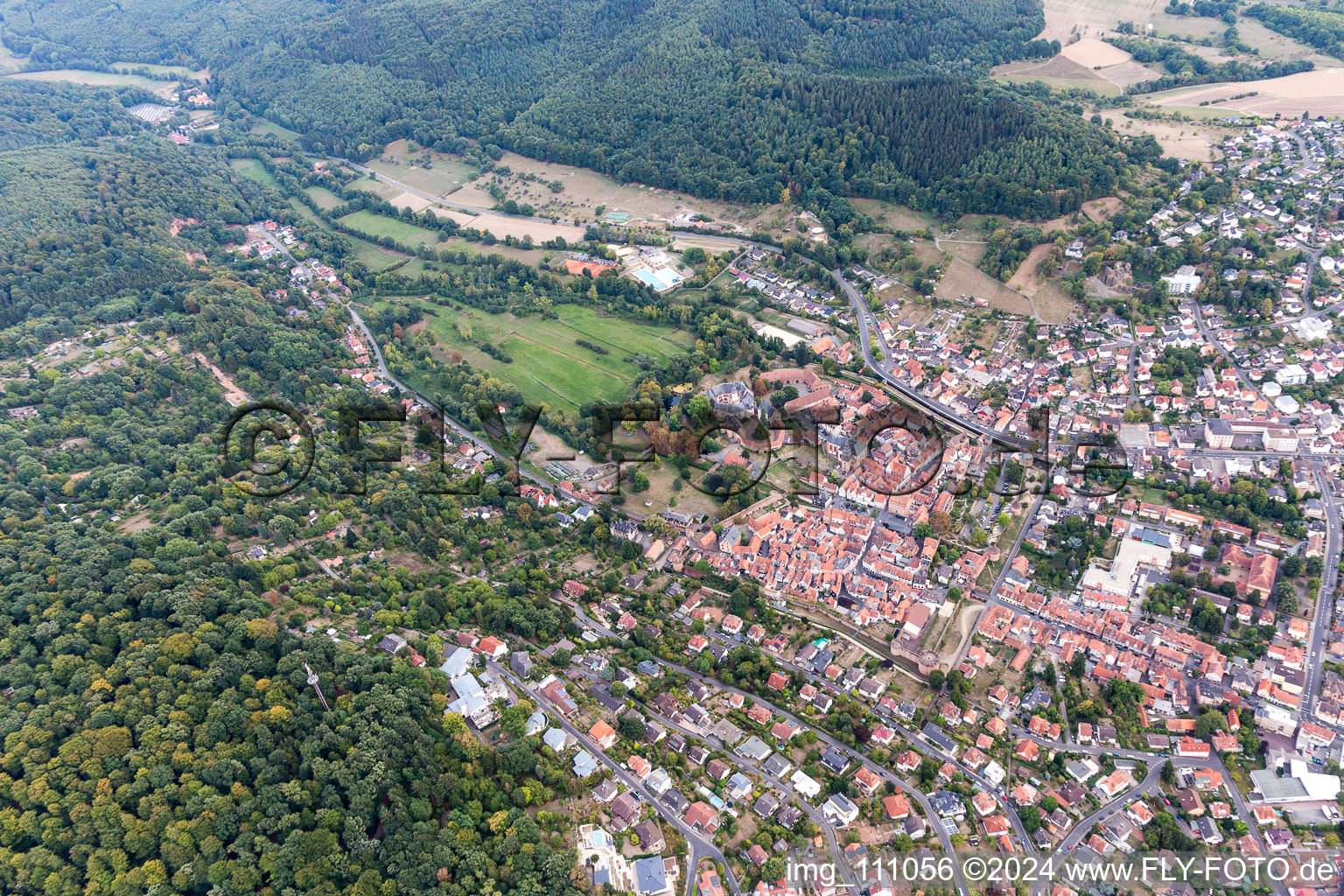 Castle Büdingen in Büdingen in the state Hesse, Germany