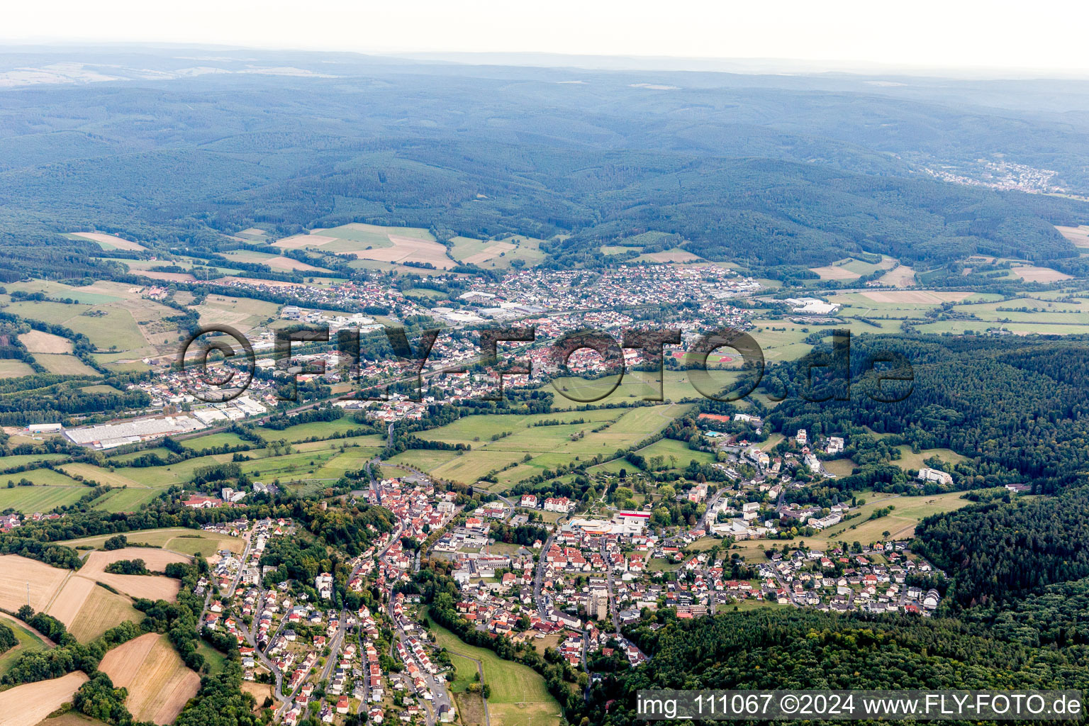 District Bad Soden in Bad Soden-Salmünster in the state Hesse, Germany