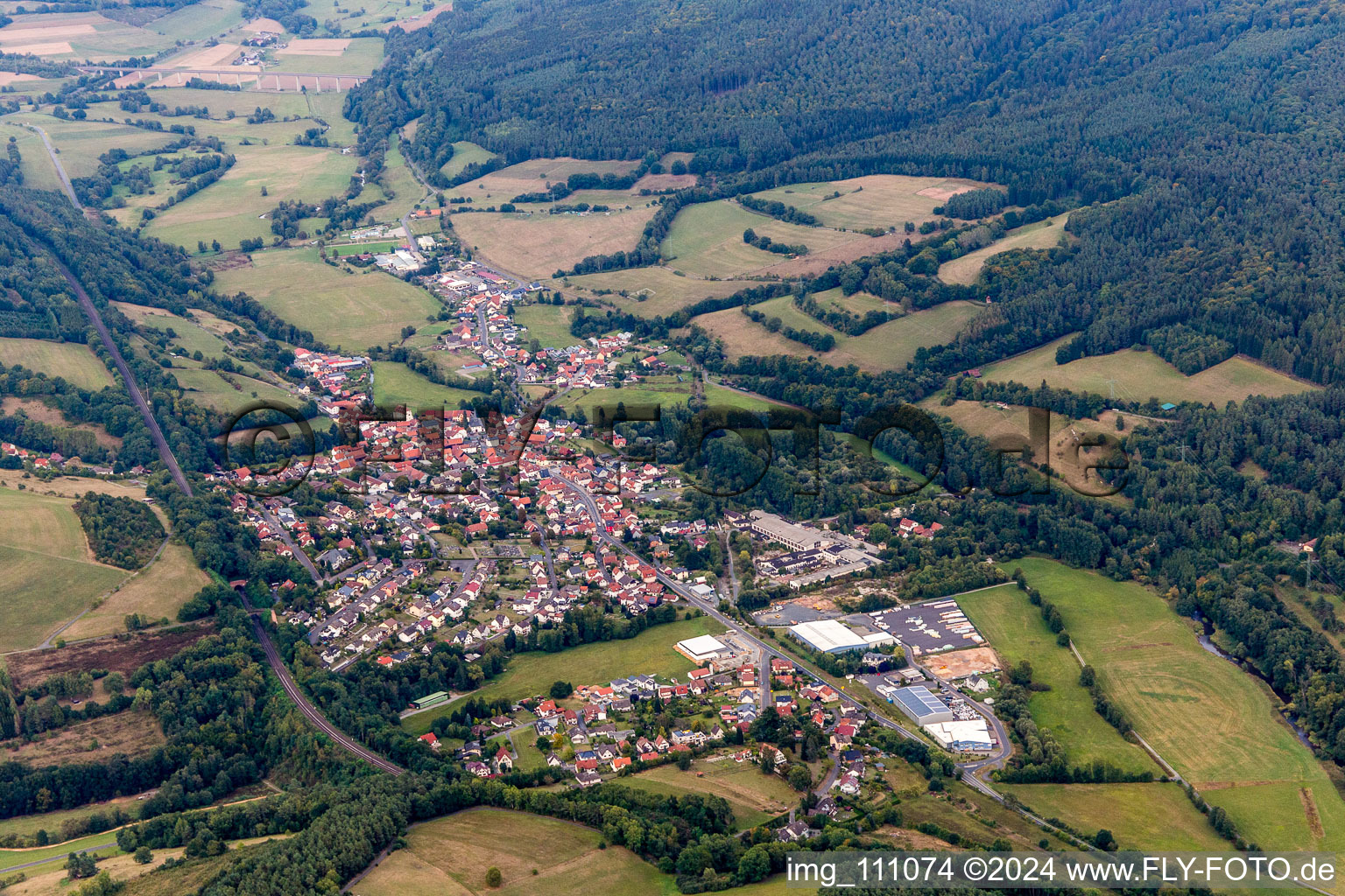 District Altengronau in Sinntal in the state Hesse, Germany