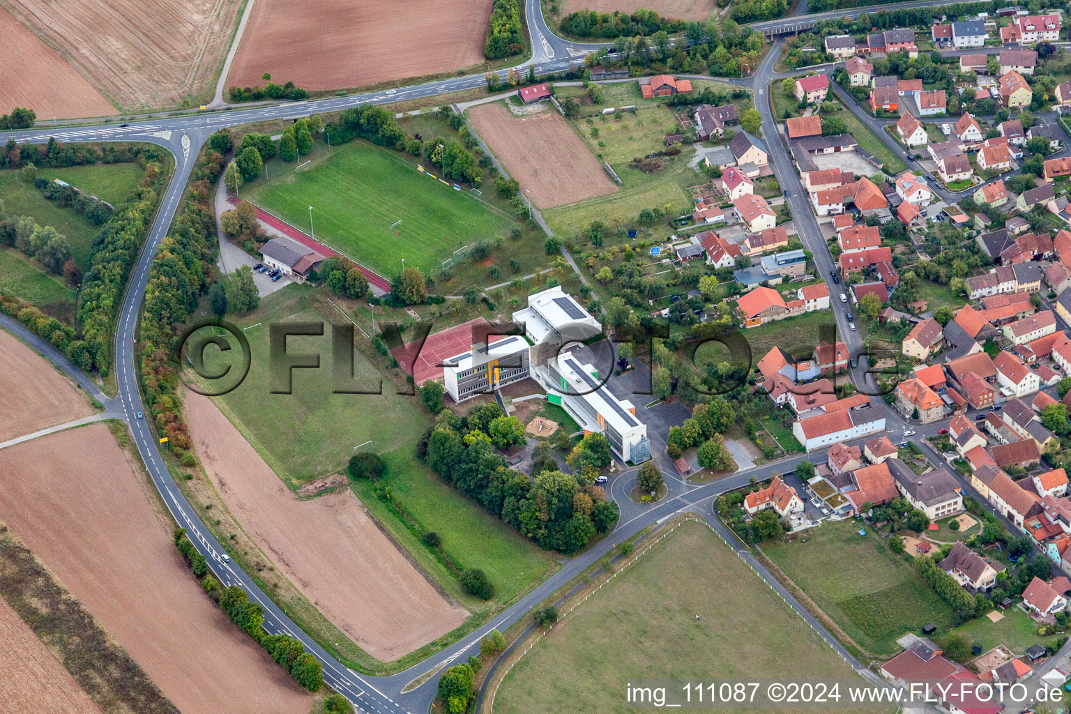 Johannes-Petri-School in the district Langendorf in Elfershausen in the state Bavaria, Germany