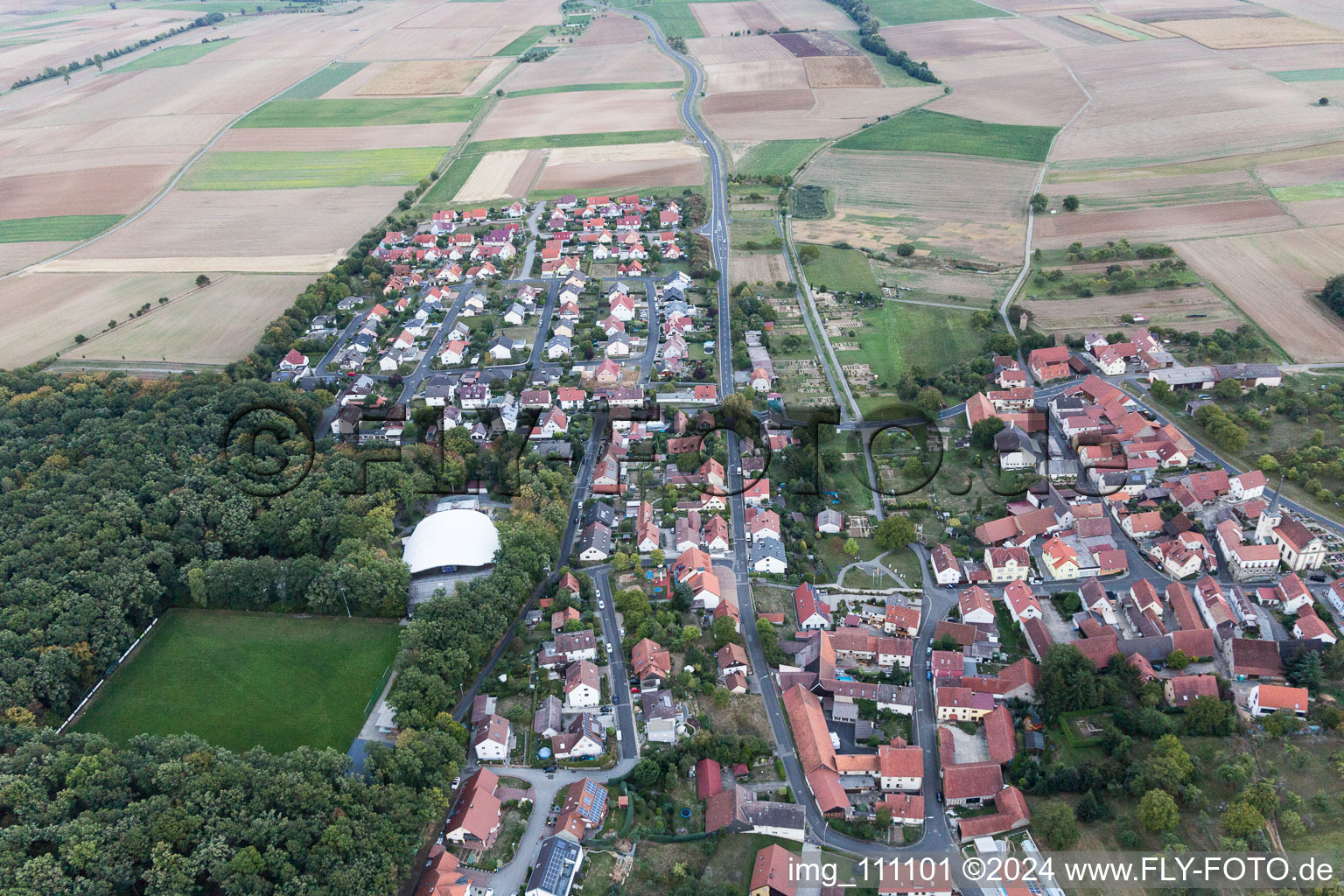 Sömmersdorf in the state Bavaria, Germany