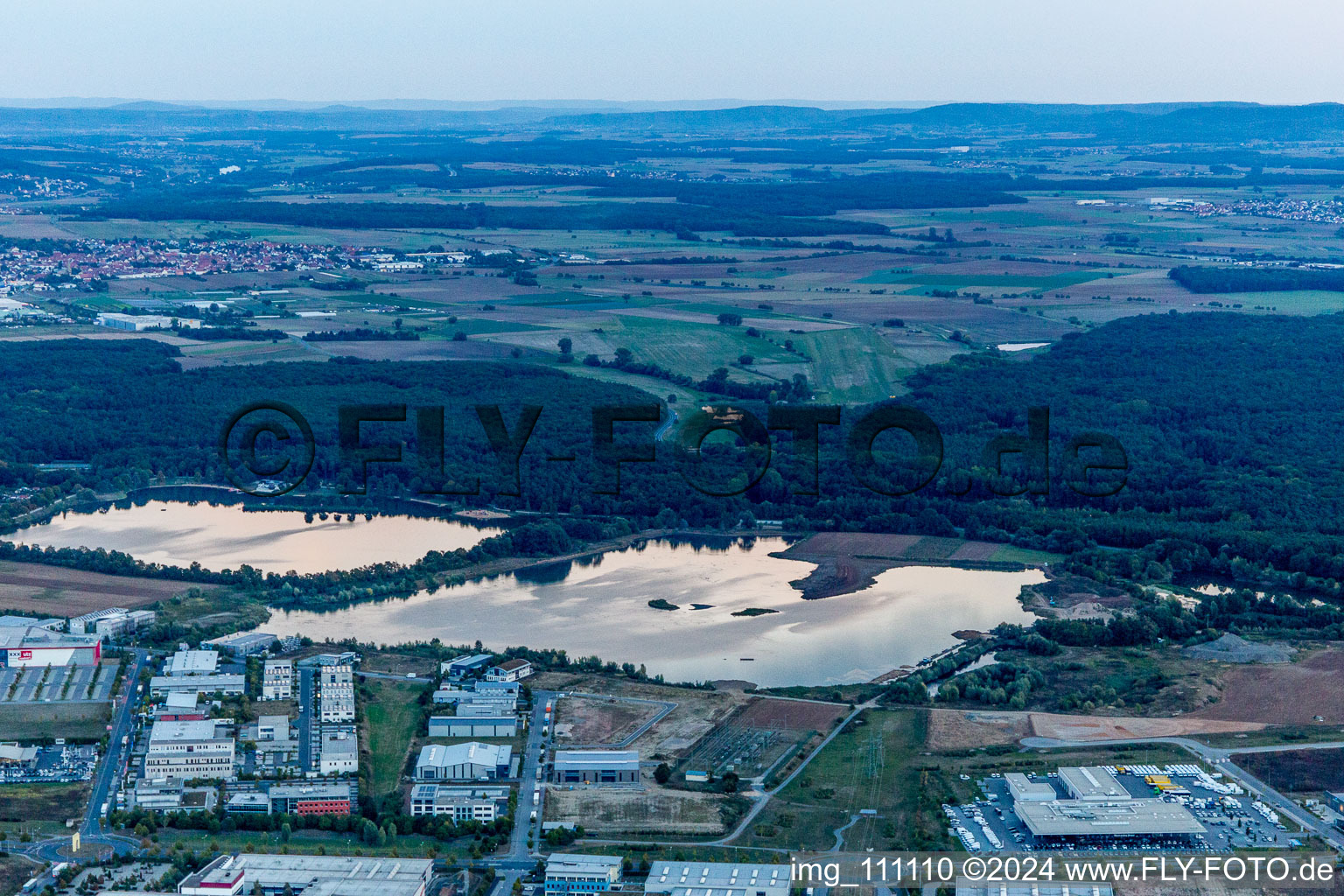 Maintal industrial estate in Schweinfurt in the state Bavaria, Germany