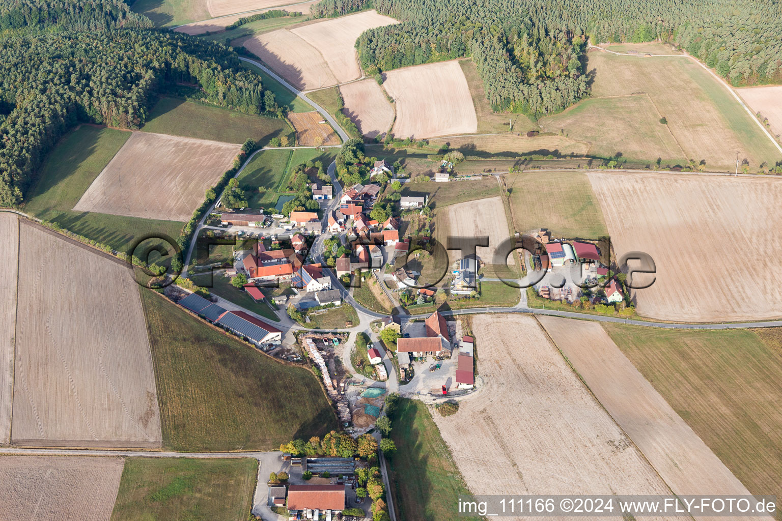 Oberweiler in the state Bavaria, Germany