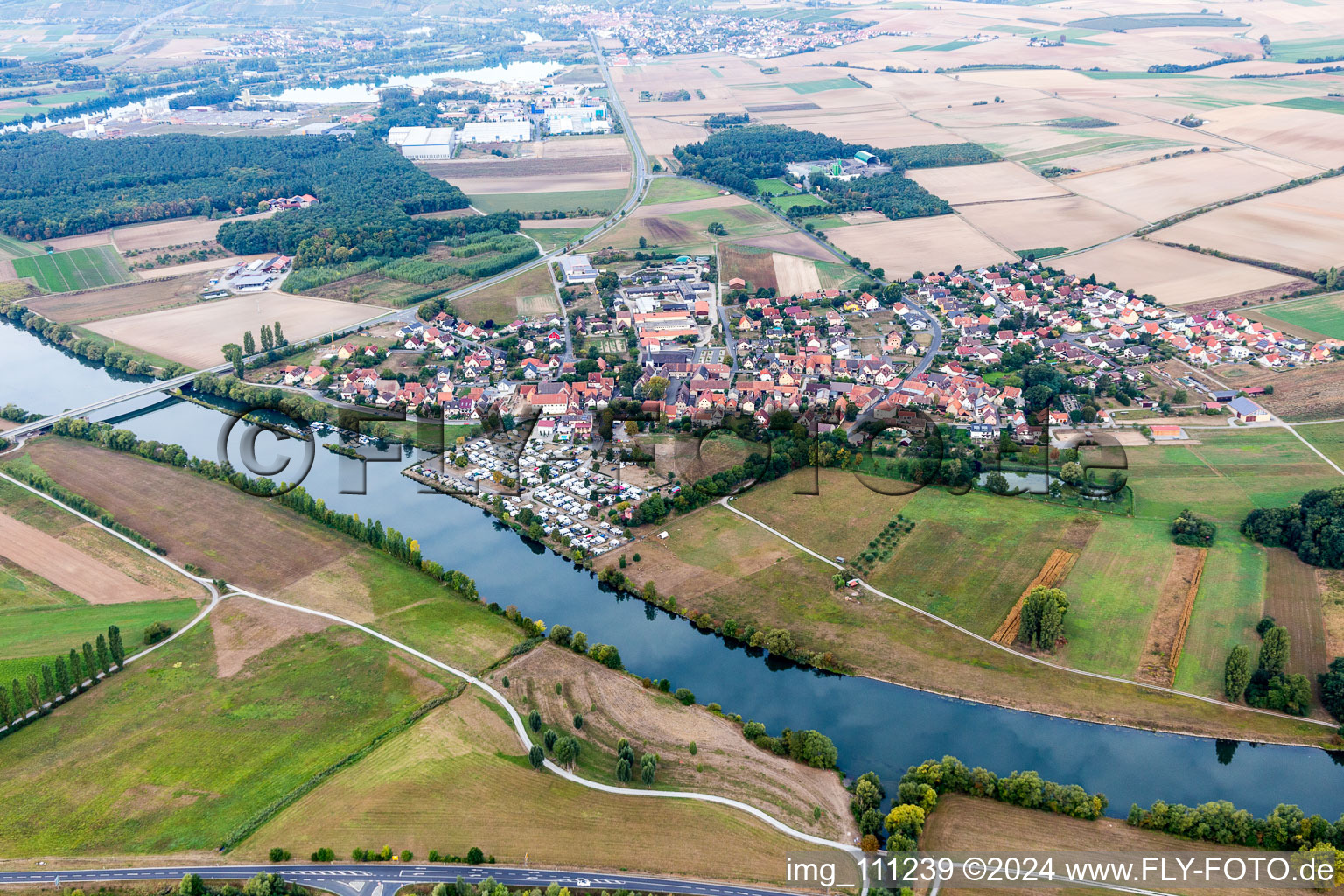 Place beyond the Main in the district Schwarzenau in Schwarzach am Main in the state Bavaria, Germany